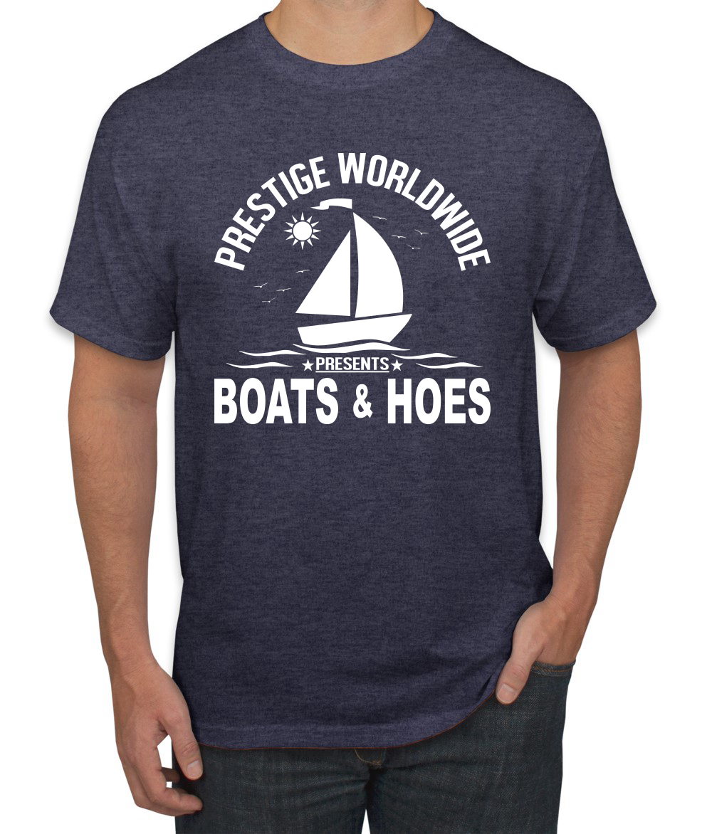 Camiseta gráfica para hombre Prestige Worldwide divertida de barcos y azadas cultura pop - Imagen 24 de 25