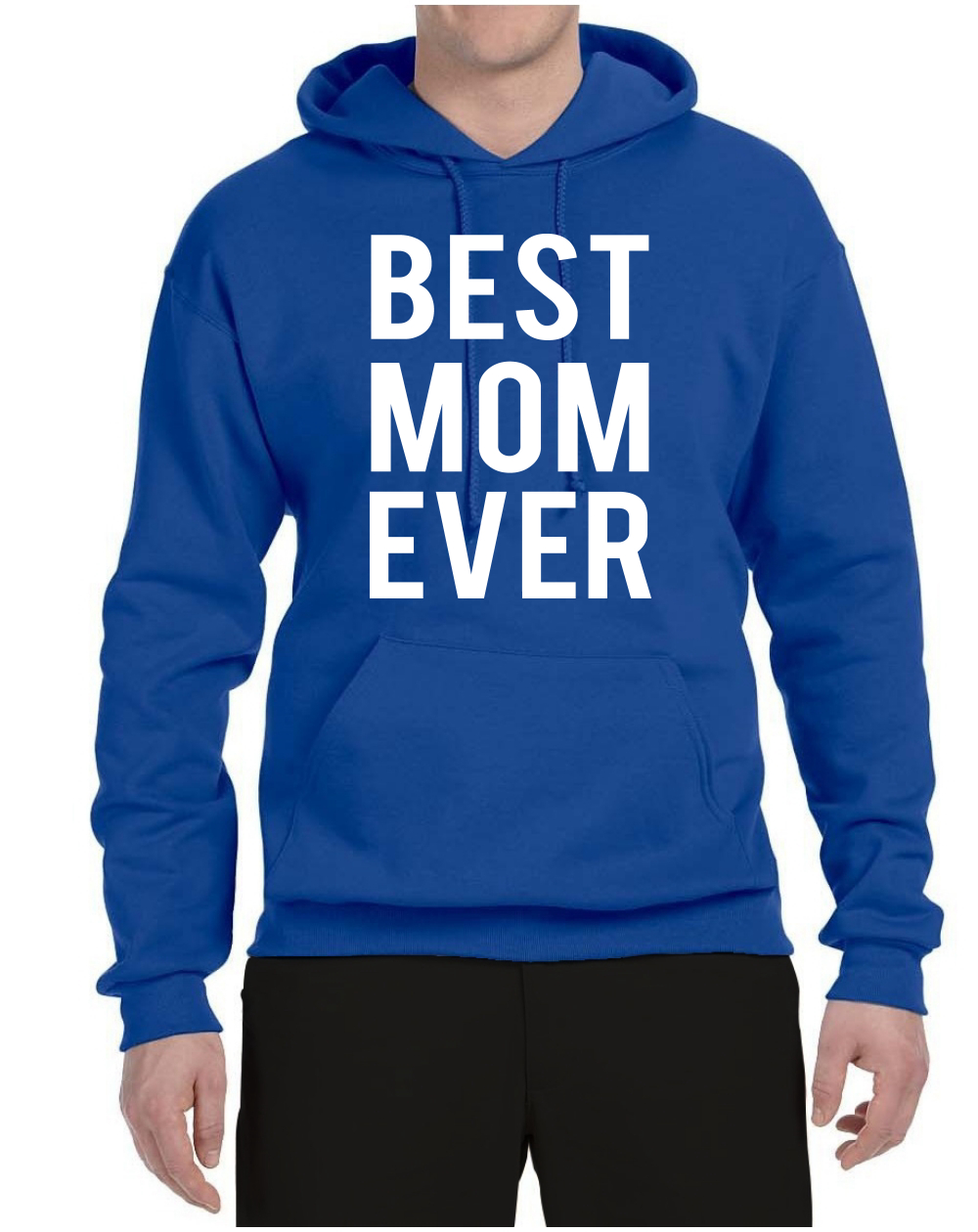 BEST MOM EVER Hoodie Mothers Day I LOVE MOM CUTE Unisex Hooded Sweatshirt