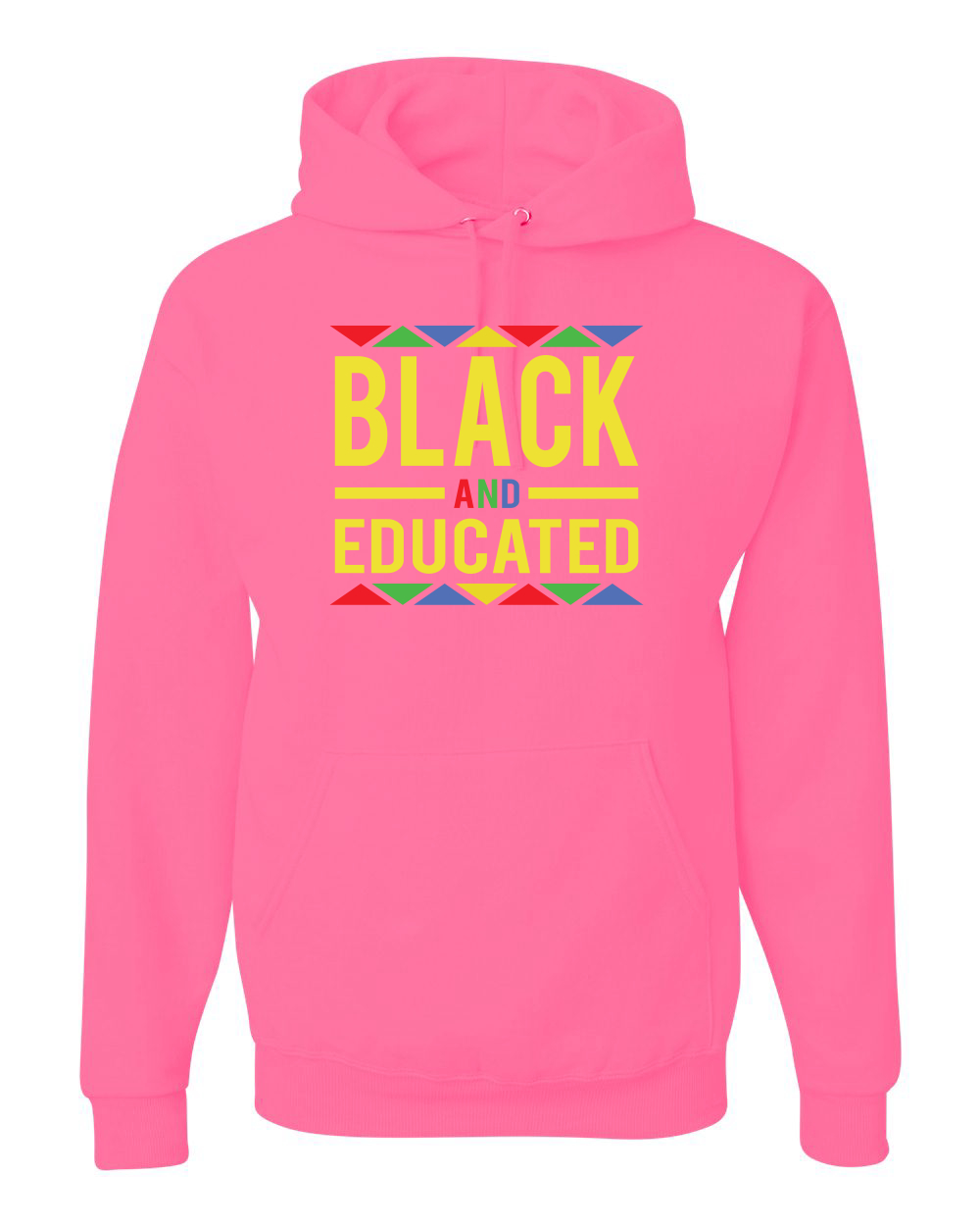 Black and educated hoodie hot sale