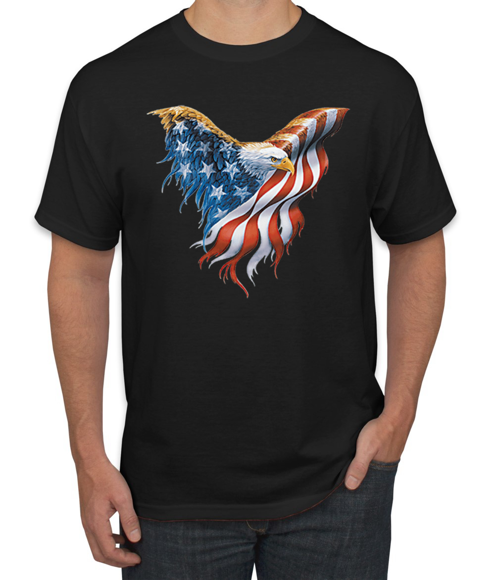Camiseta para hombre American Flag Eagle - Imagen 3 de 25