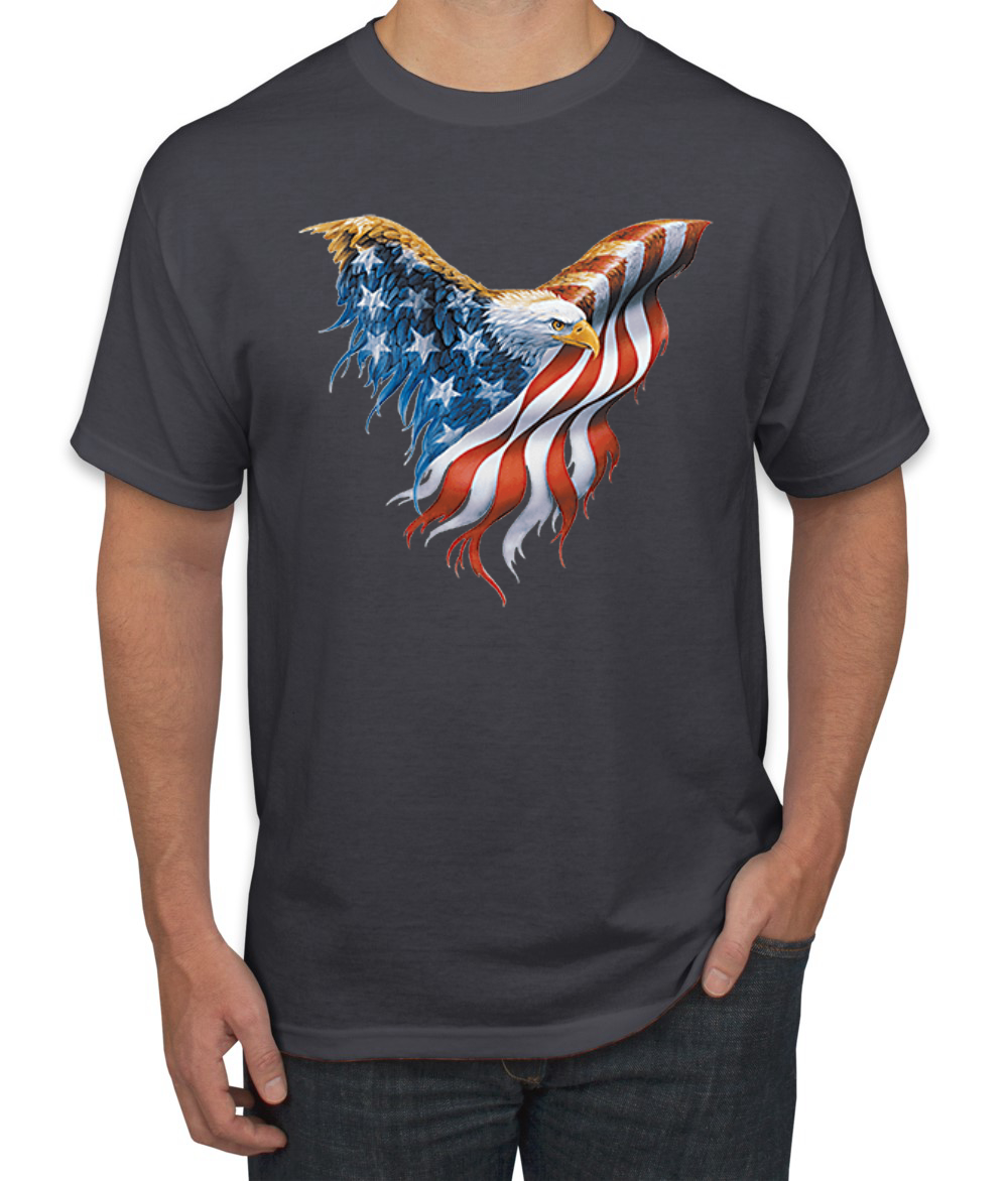 Camiseta para hombre American Flag Eagle - Imagen 4 de 25