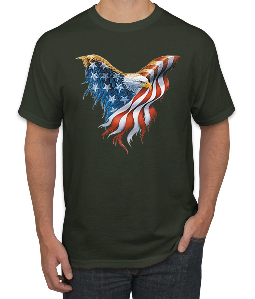 American Flag Eagle Men Tshirt | eBay