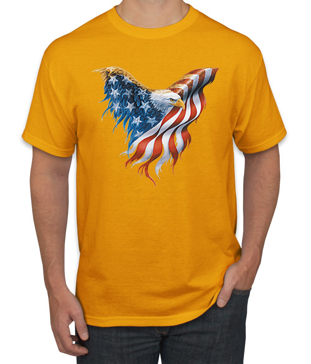 Camiseta para hombre American Flag Eagle - Imagen 6 de 25