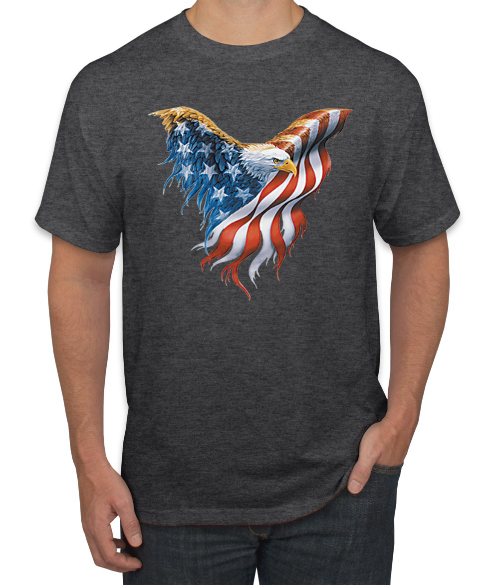 Camiseta para hombre American Flag Eagle - Imagen 7 de 25