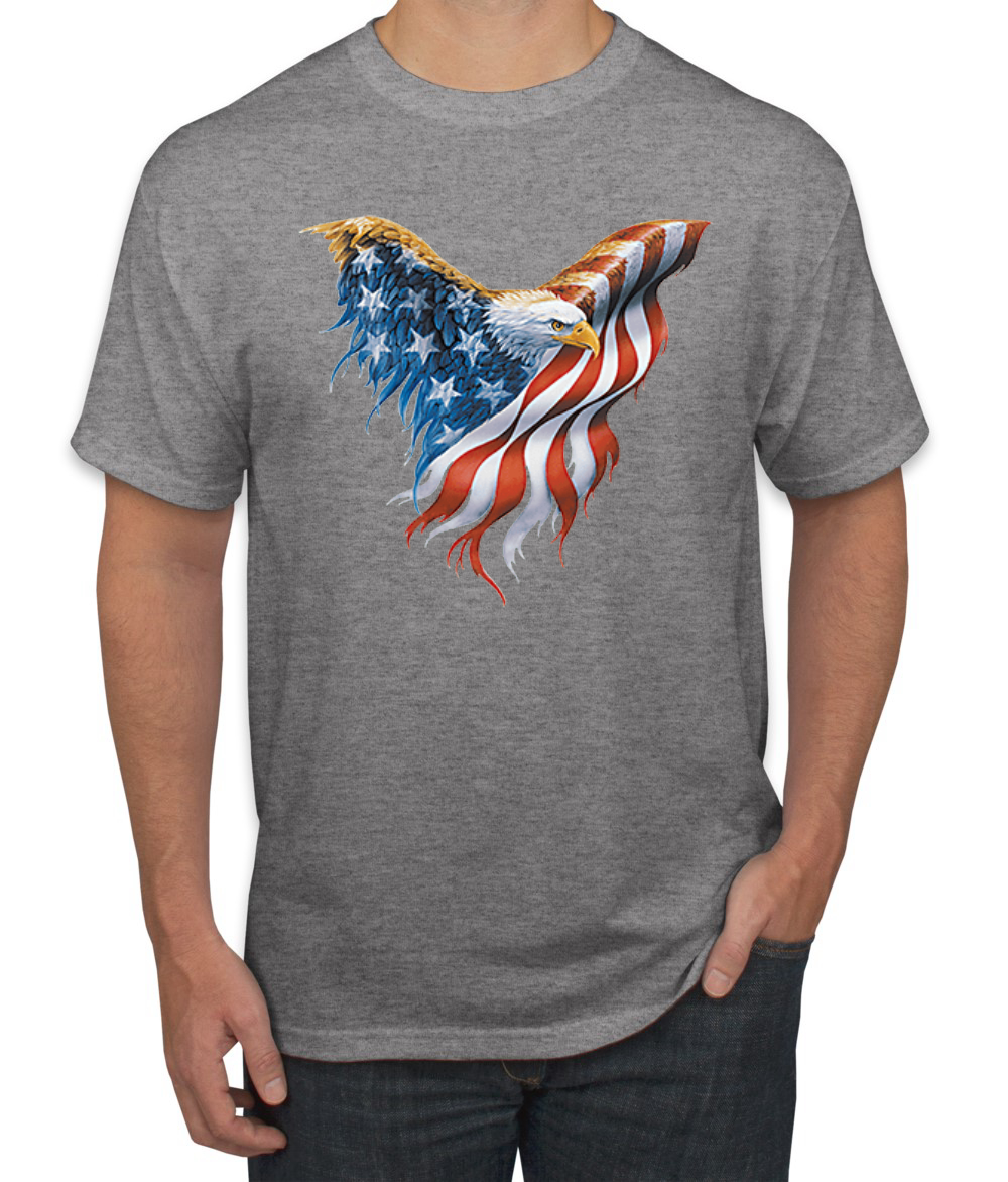 Camiseta para hombre American Flag Eagle - Imagen 8 de 25