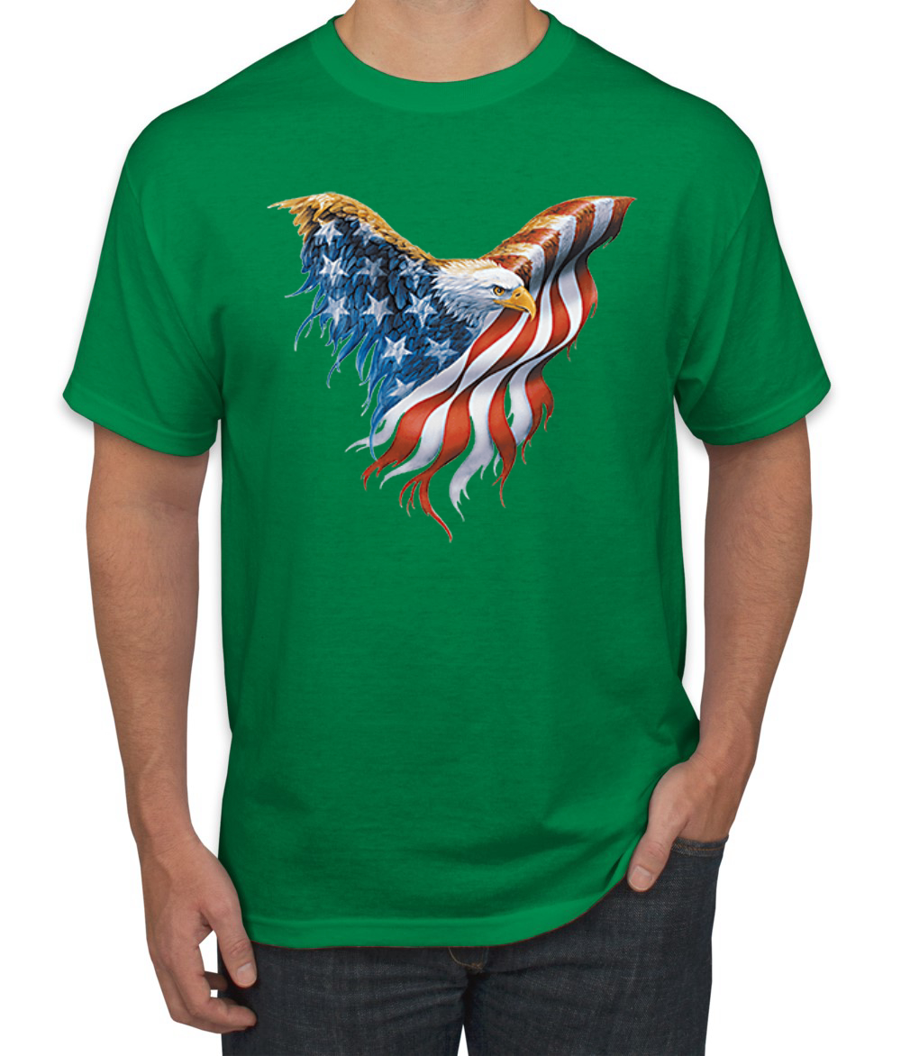 Camiseta para hombre American Flag Eagle - Imagen 9 de 25