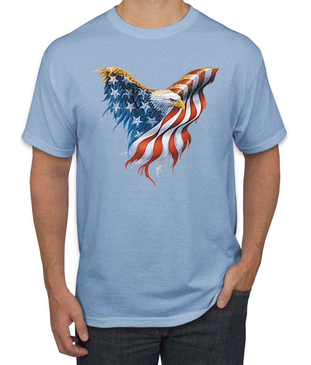 Camiseta para hombre American Flag Eagle - Imagen 10 de 25