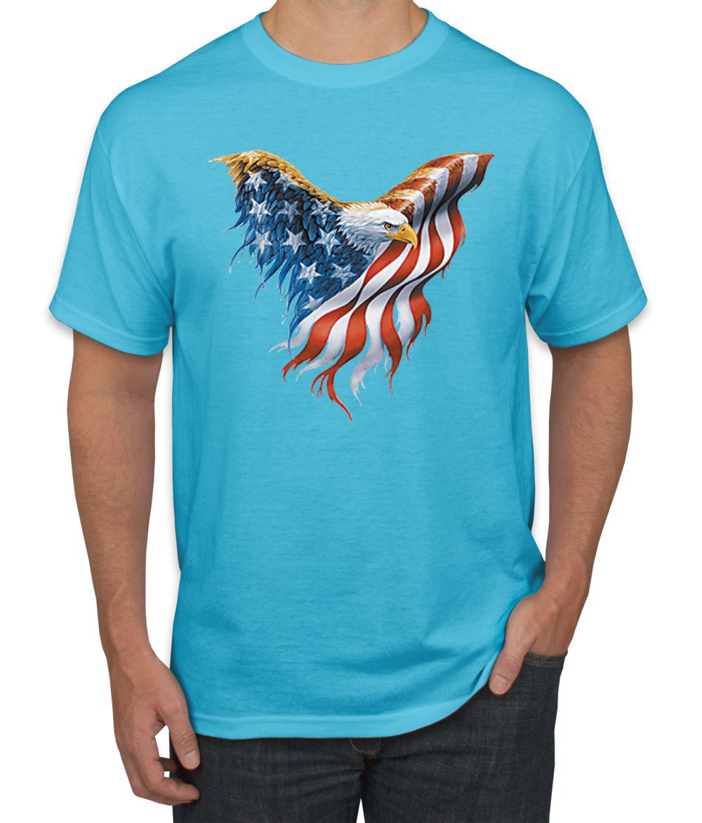 Camiseta para hombre American Flag Eagle - Imagen 12 de 25