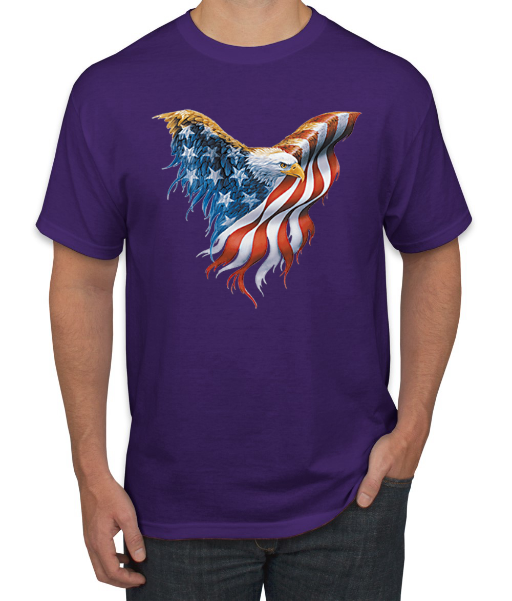 Camiseta para hombre American Flag Eagle - Imagen 18 de 25