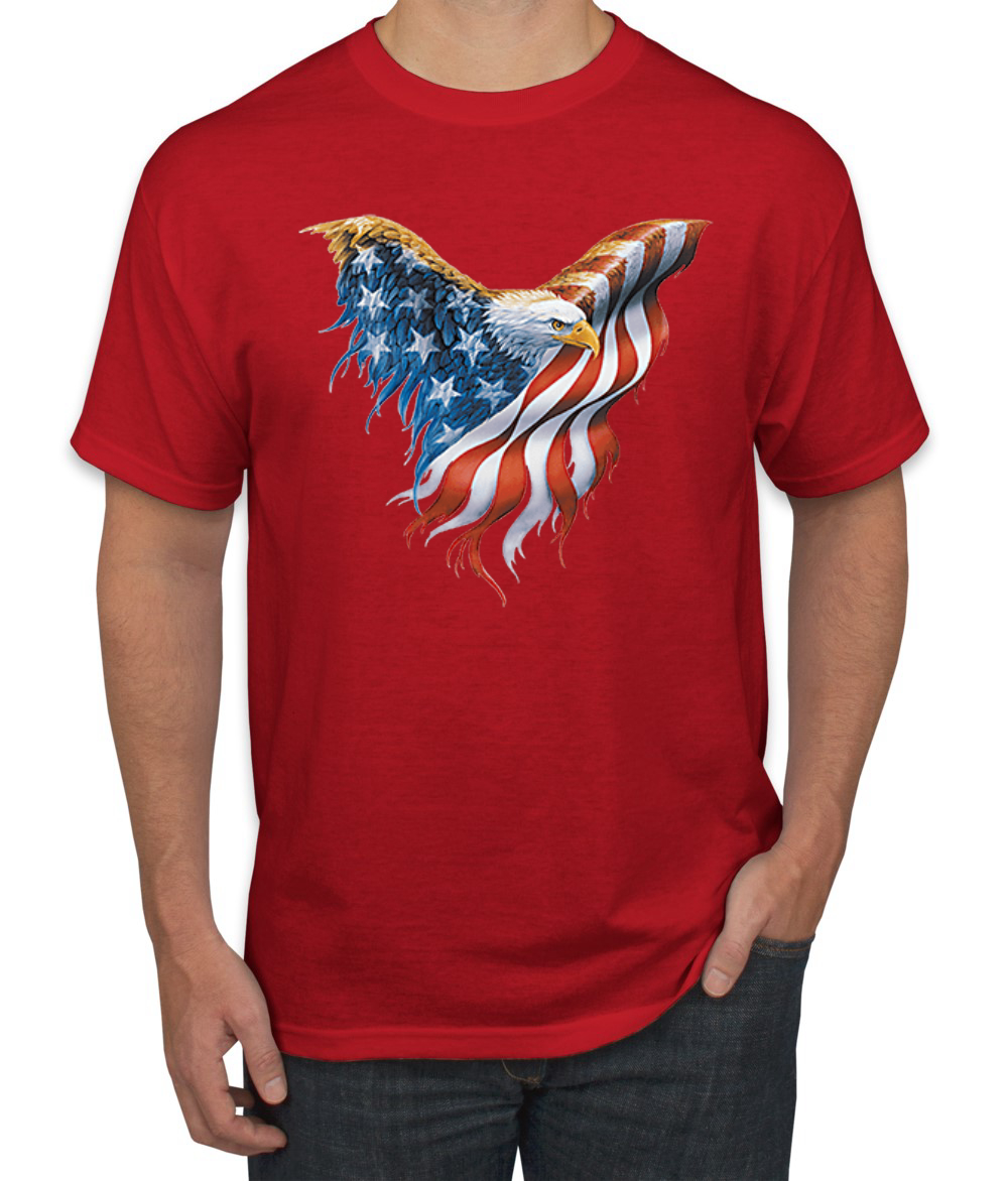 Camiseta para hombre American Flag Eagle - Imagen 19 de 25