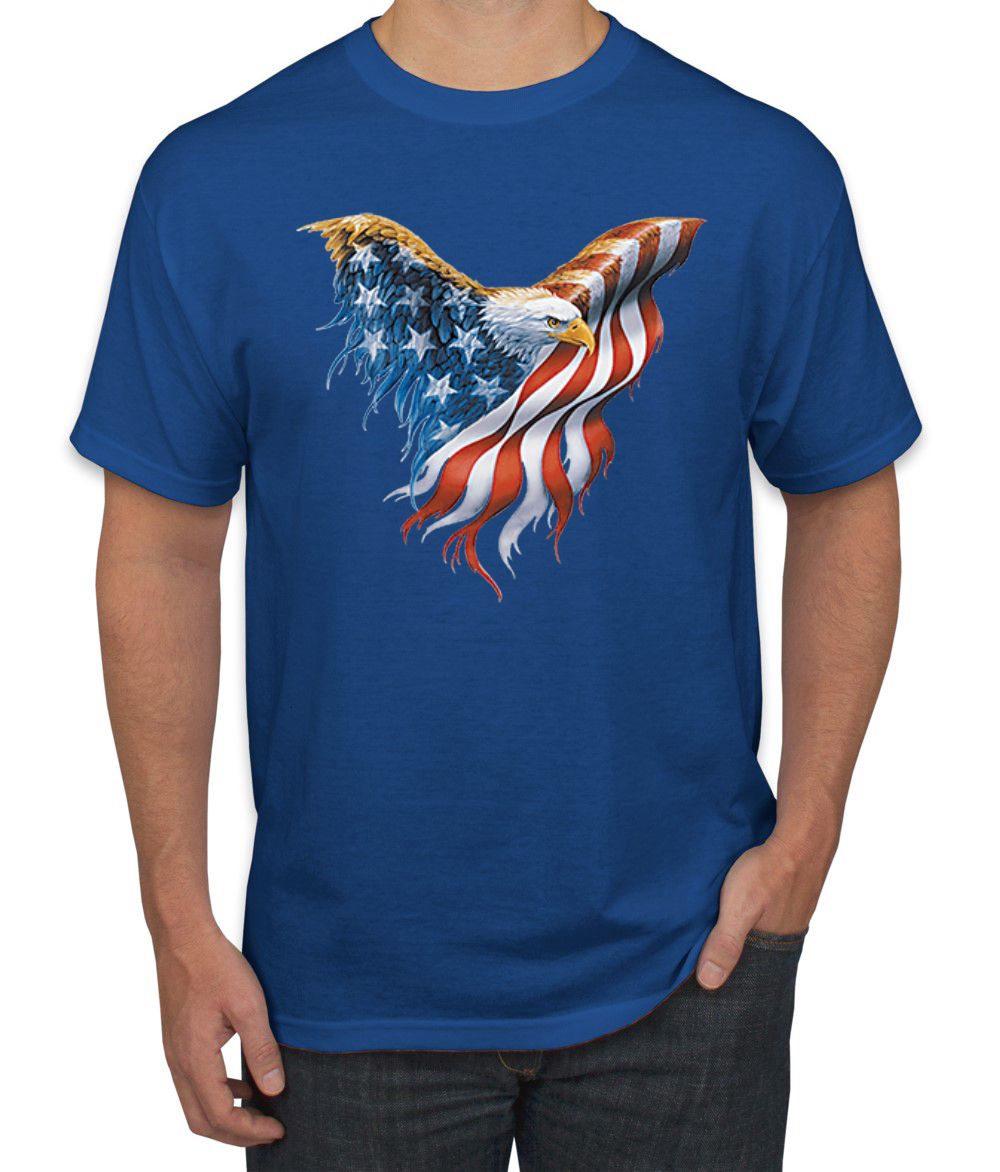 Camiseta para hombre American Flag Eagle - Imagen 20 de 25