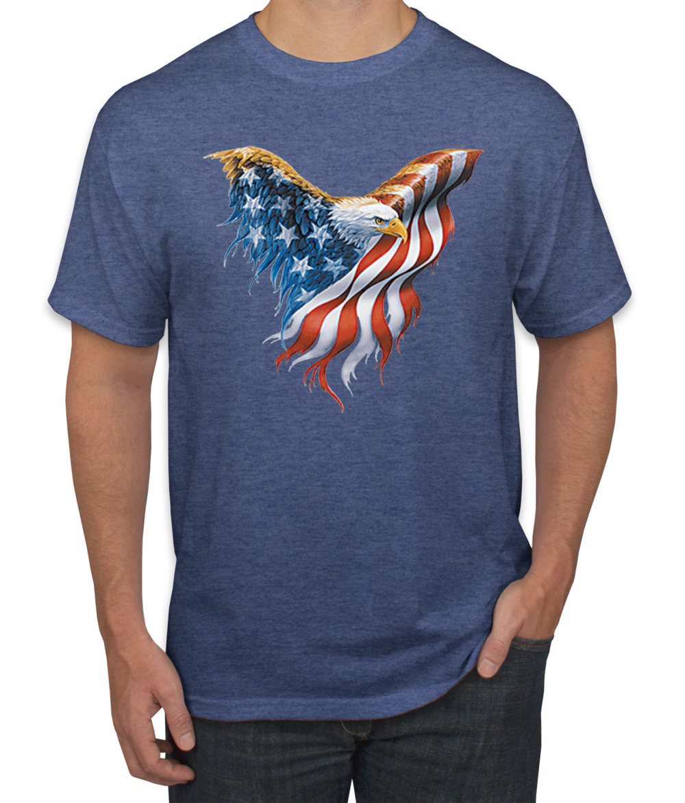 Camiseta para hombre American Flag Eagle - Imagen 23 de 25