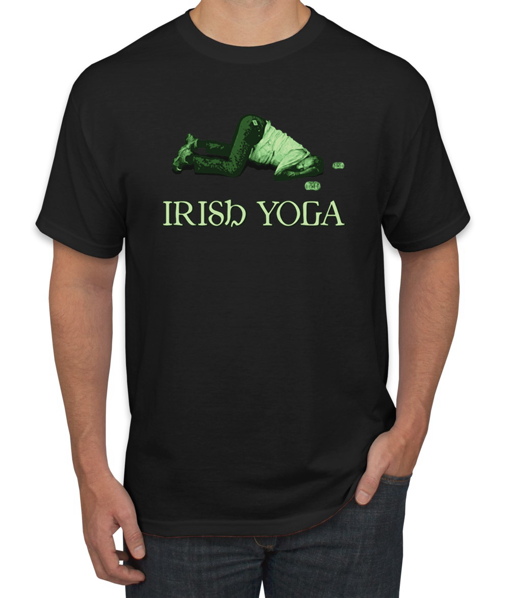 Camiseta gráfica de yoga irlandés divertida fiesta irlandesa día de San Patricio para hombre - Imagen 3 de 6