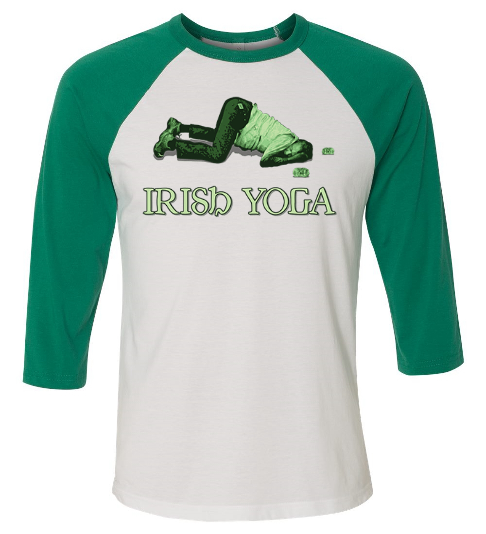 Lucky Shamrock Funny Clover St Patricks Pattys Day Men Women Baseball Tee Shirt - Picture 14 of 27