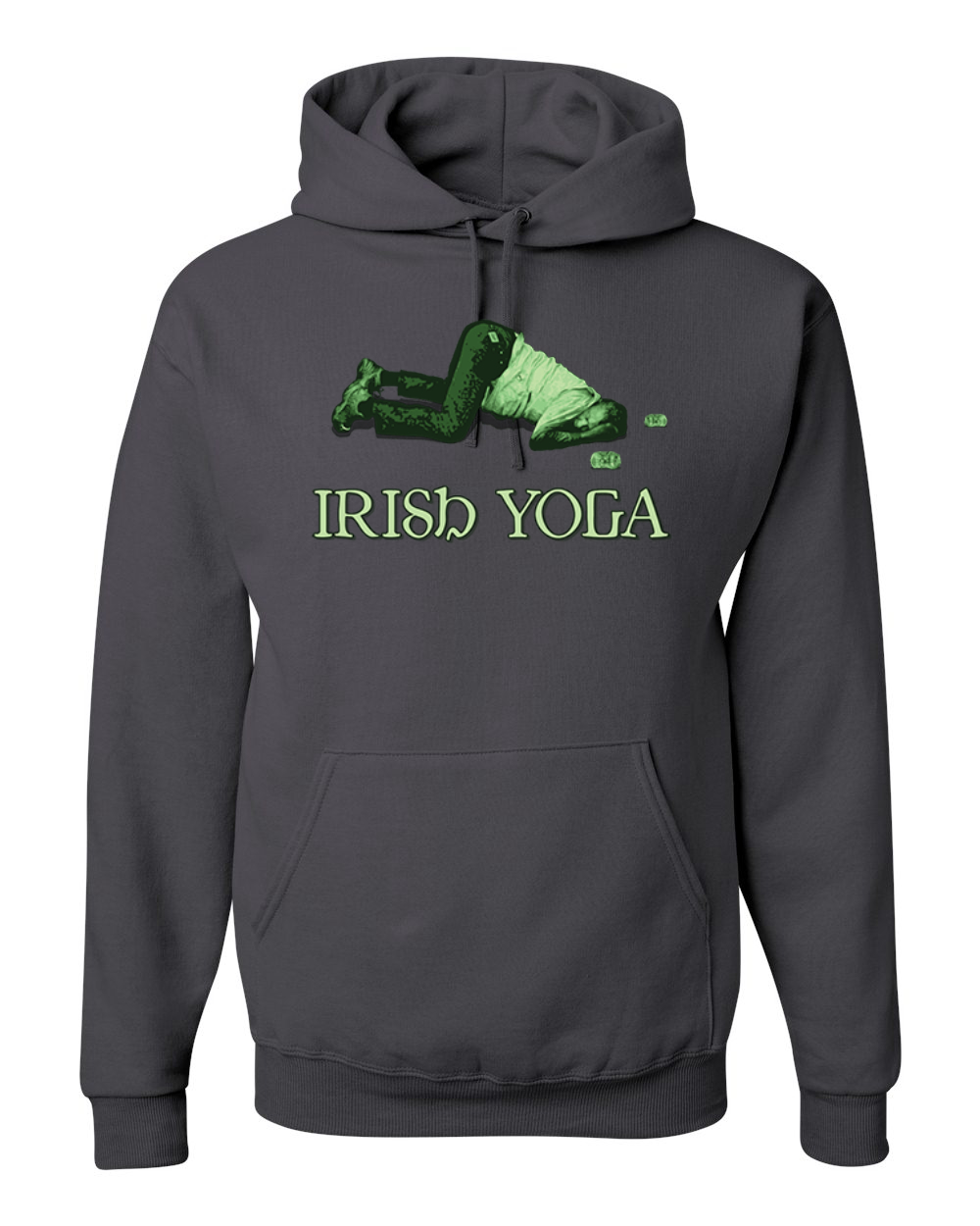 Irish Yoga Funny Irish Party St Patricks Day Hooded Sweater - Picture 4 of 6