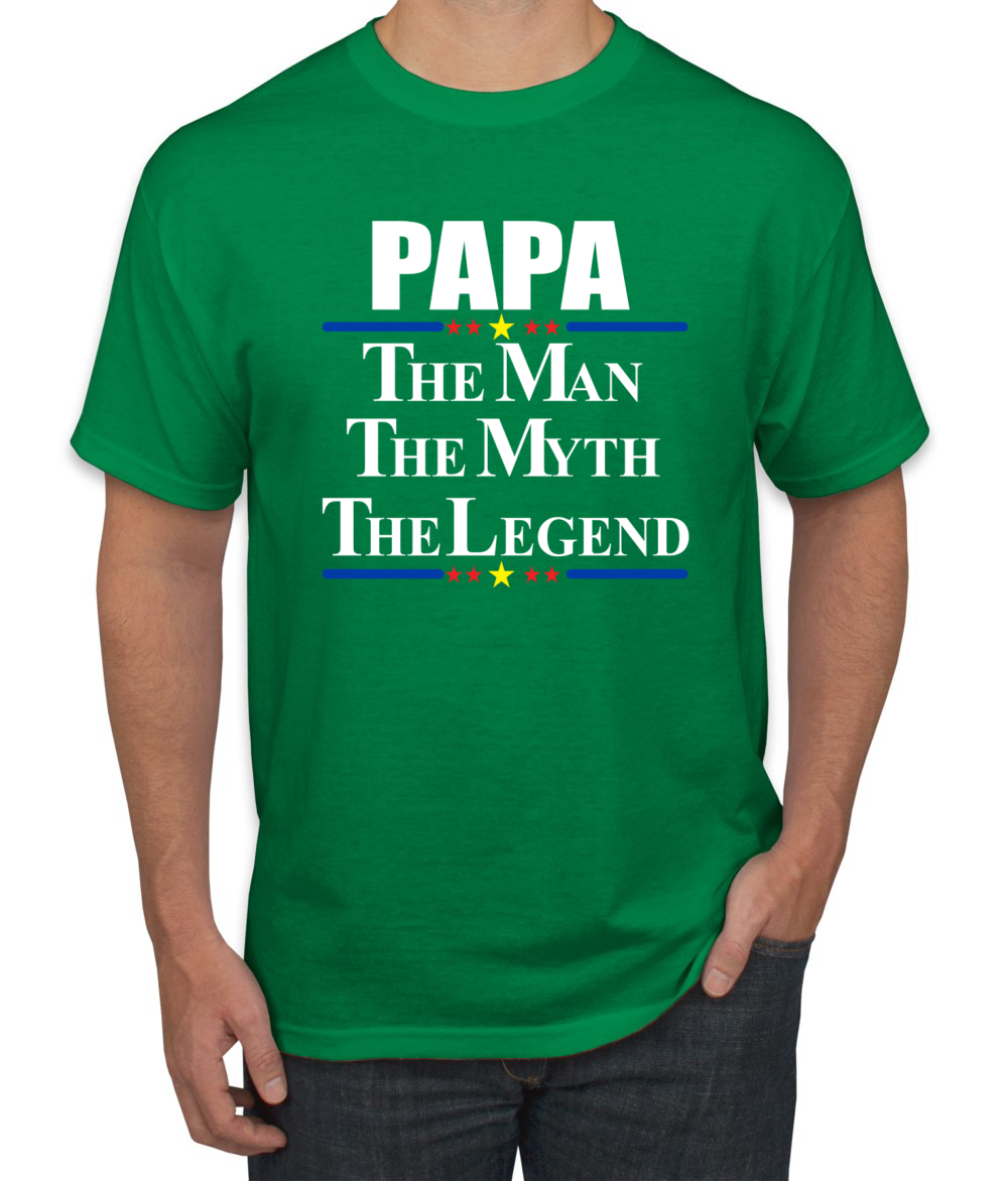 Camiseta Papa El Hombre Mito Leyenda Divertida Día del Padre Regalo Hombres Gráfico Humor T - Imagen 9 de 23