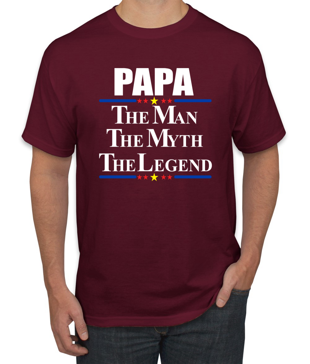 Camiseta Papa El Hombre Mito Leyenda Divertida Día del Padre Regalo Hombres Gráfico Humor T - Imagen 13 de 23