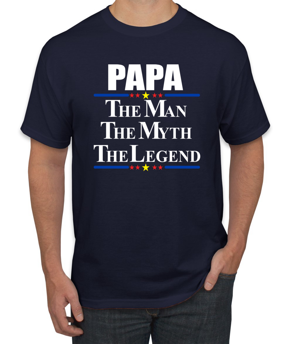 Camiseta Papa El Hombre Mito Leyenda Divertida Día del Padre Regalo Hombres Gráfico Humor T - Imagen 16 de 23