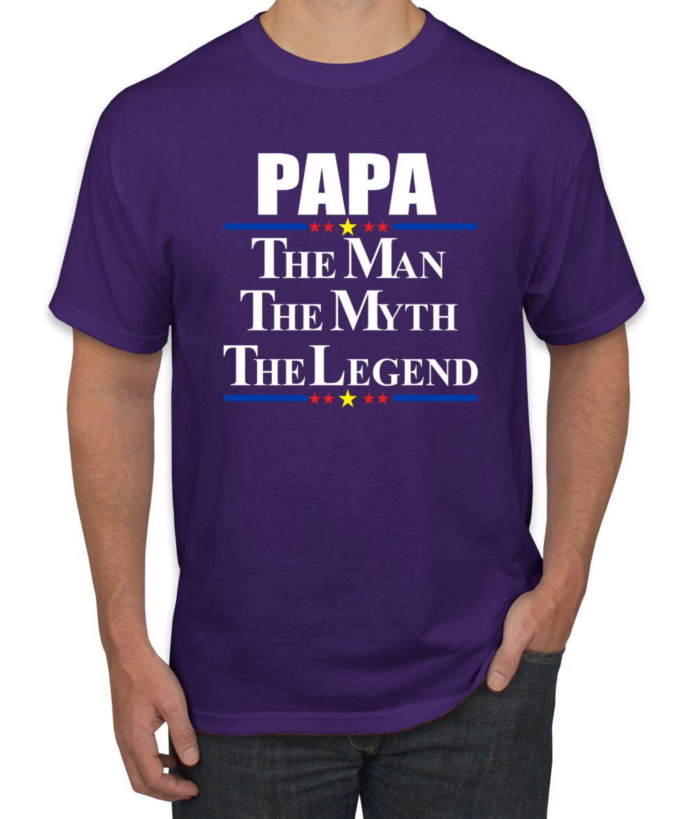 Camiseta Papa El Hombre Mito Leyenda Divertida Día del Padre Regalo Hombres Gráfico Humor T - Imagen 18 de 23