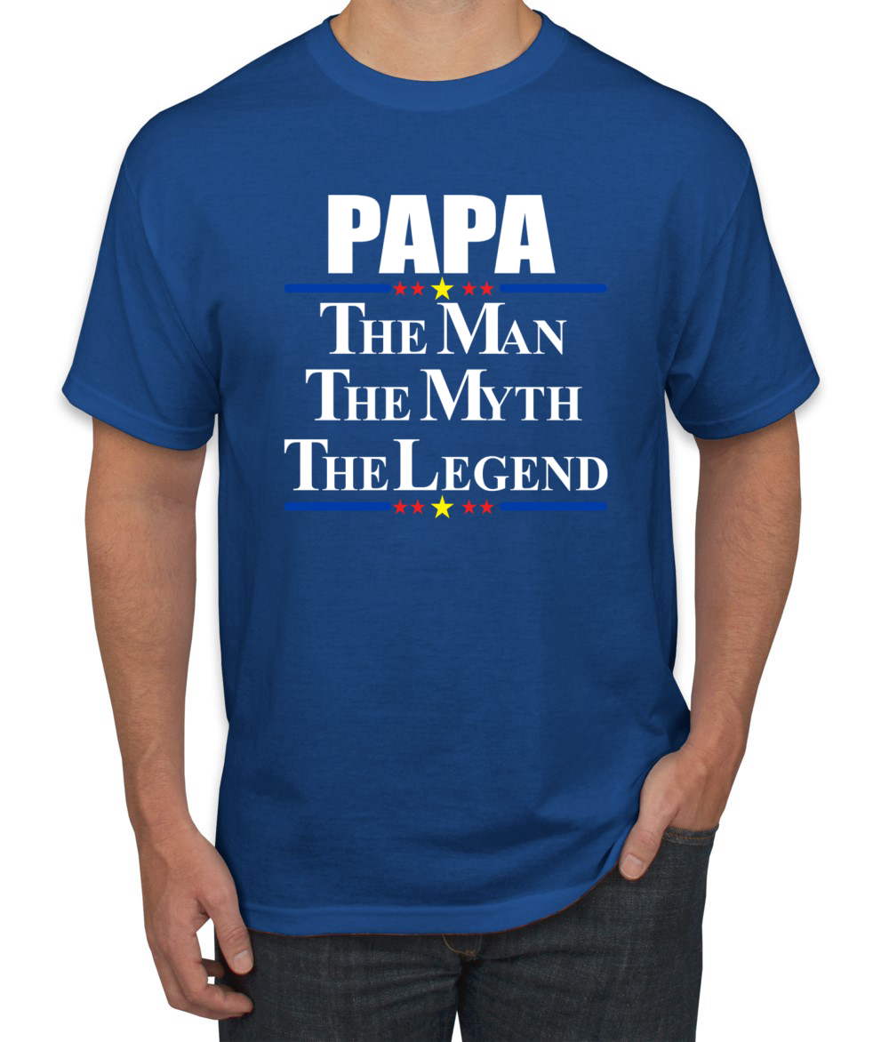 Camiseta Papa El Hombre Mito Leyenda Divertida Día del Padre Regalo Hombres Gráfico Humor T - Imagen 20 de 23