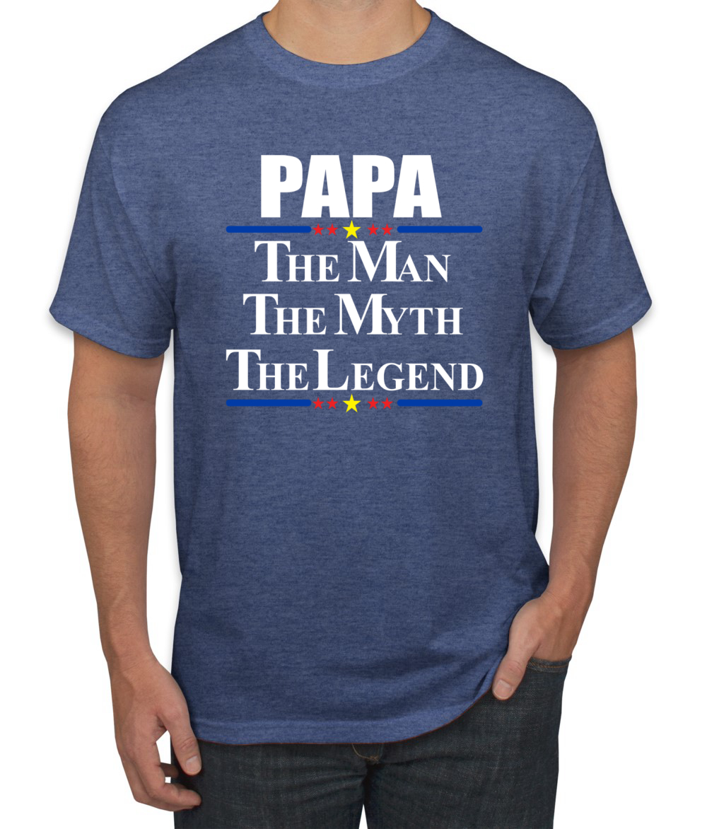Camiseta Papa El Hombre Mito Leyenda Divertida Día del Padre Regalo Hombres Gráfico Humor T - Imagen 21 de 23