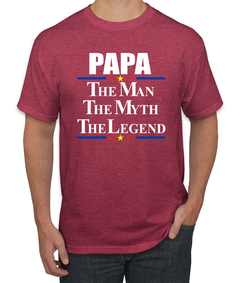Camiseta Papa El Hombre Mito Leyenda Divertida Día del Padre Regalo Hombres Gráfico Humor T - Imagen 23 de 23