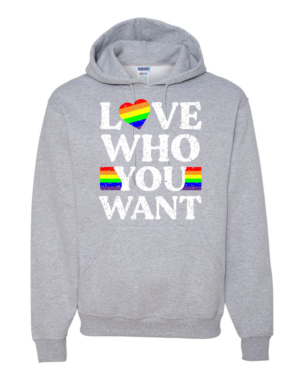 LGBTQ Kapuzenpullover Regenbogen Flagge Love Who You Want LGBT Pride Unisex Grafik - Bild 7 von 19