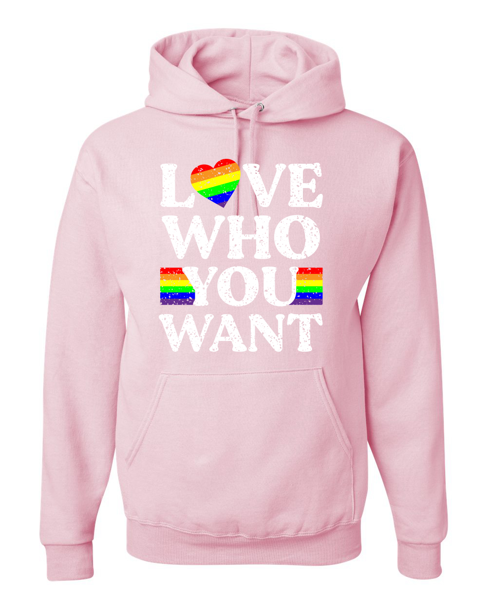 LGBTQ Kapuzenpullover Regenbogen Flagge Love Who You Want LGBT Pride Unisex Grafik - Bild 9 von 19