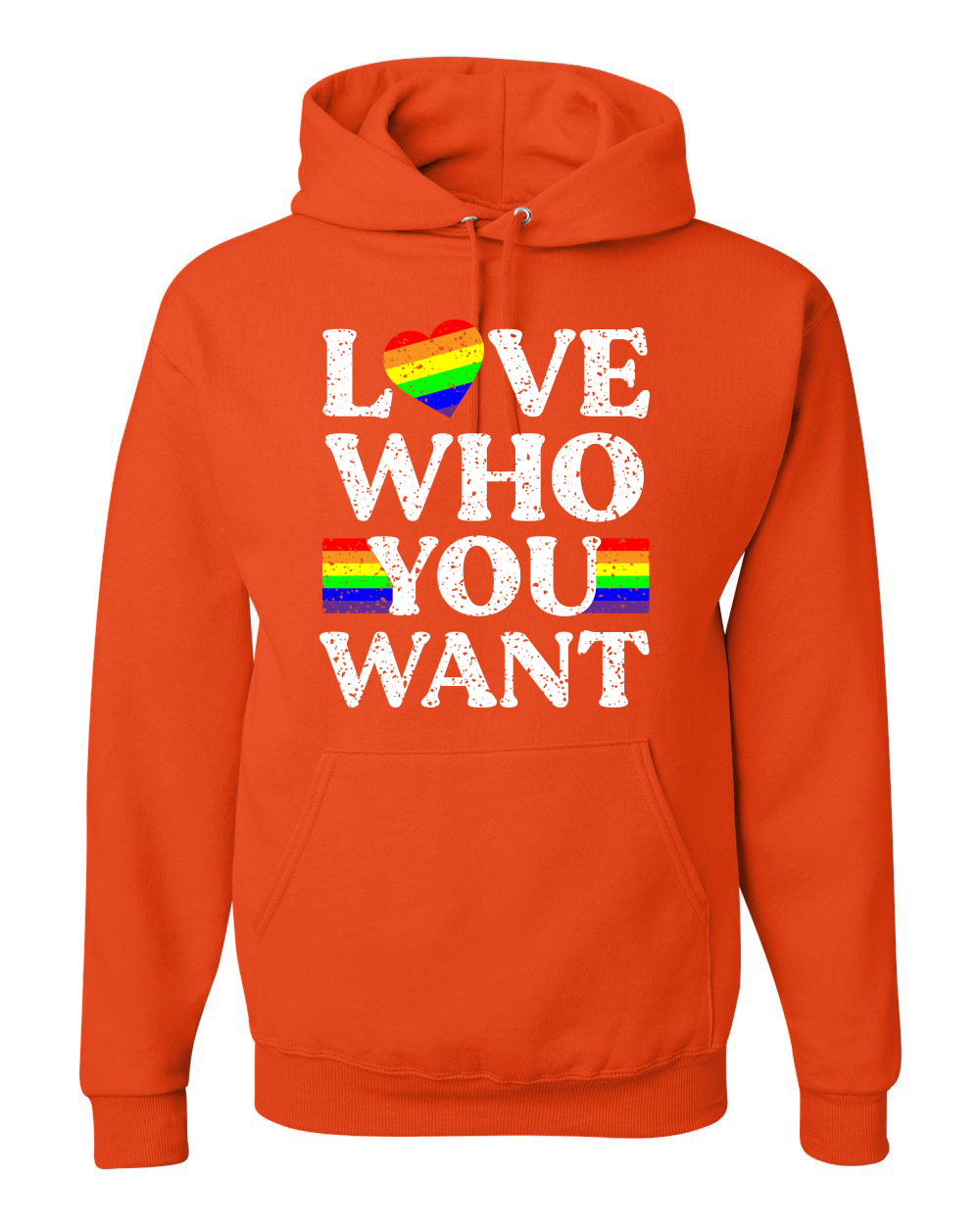LGBTQ Kapuzenpullover Regenbogen Flagge Love Who You Want LGBT Pride Unisex Grafik - Bild 13 von 19