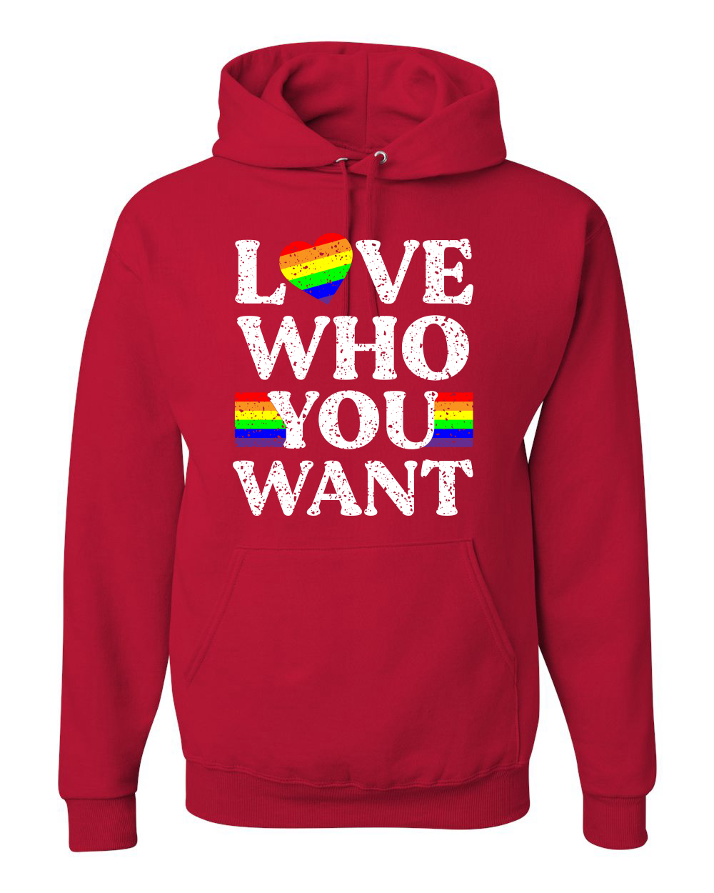LGBTQ Kapuzenpullover Regenbogen Flagge Love Who You Want LGBT Pride Unisex Grafik - Bild 15 von 19