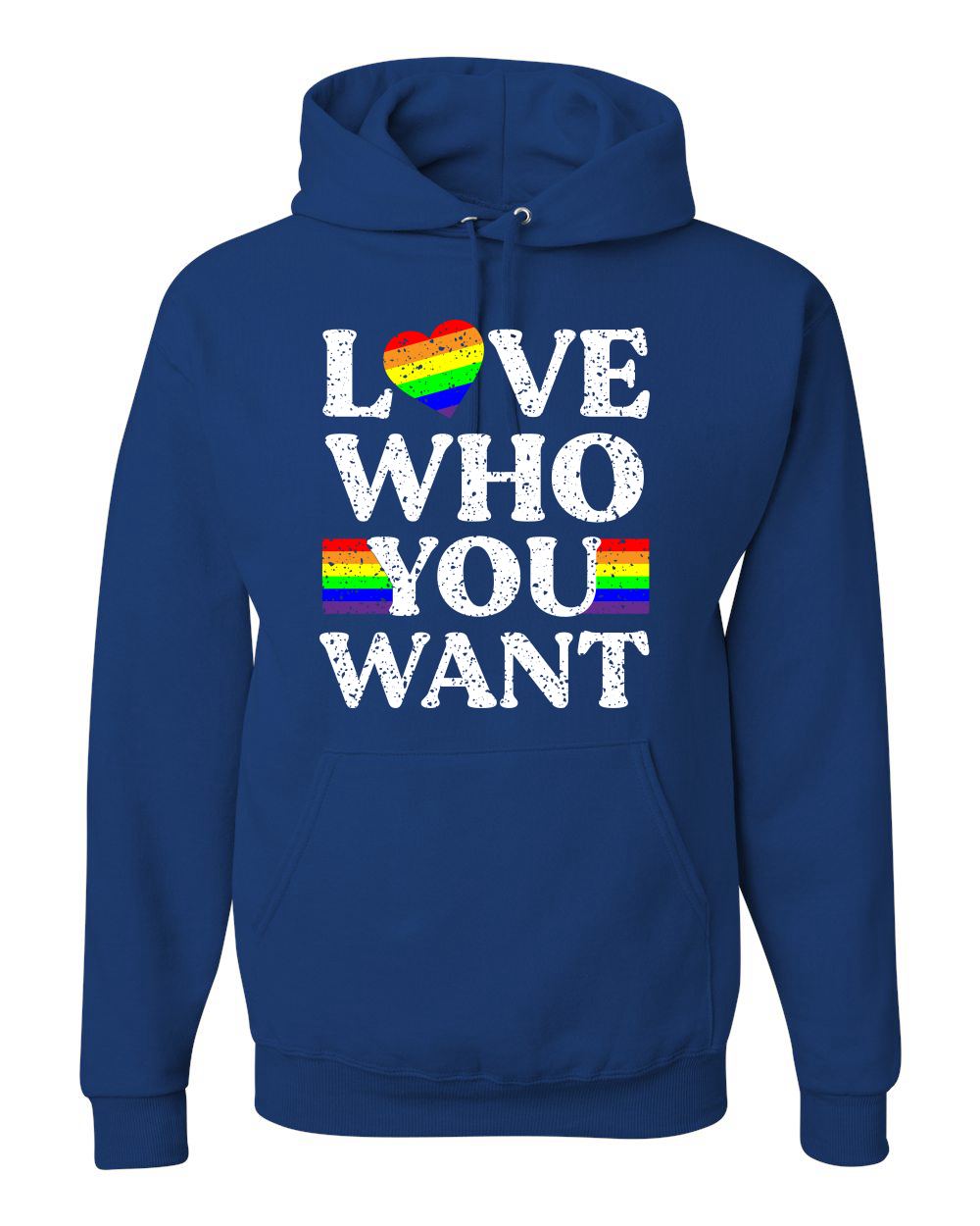 LGBTQ Kapuzenpullover Regenbogen Flagge Love Who You Want LGBT Pride Unisex Grafik - Bild 16 von 19