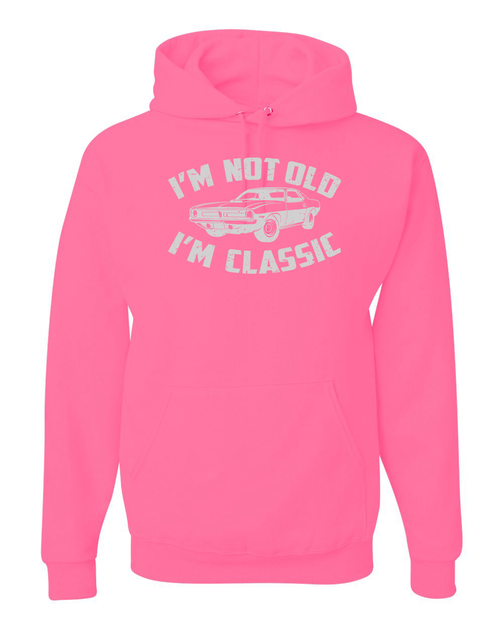 Funny Sarcastic Hoodie Not Old Sweater I'm Not Old I'm Classic Gift for Mom Dad I'm Just Old Enough to be a Classic Hooded Sweatshirt