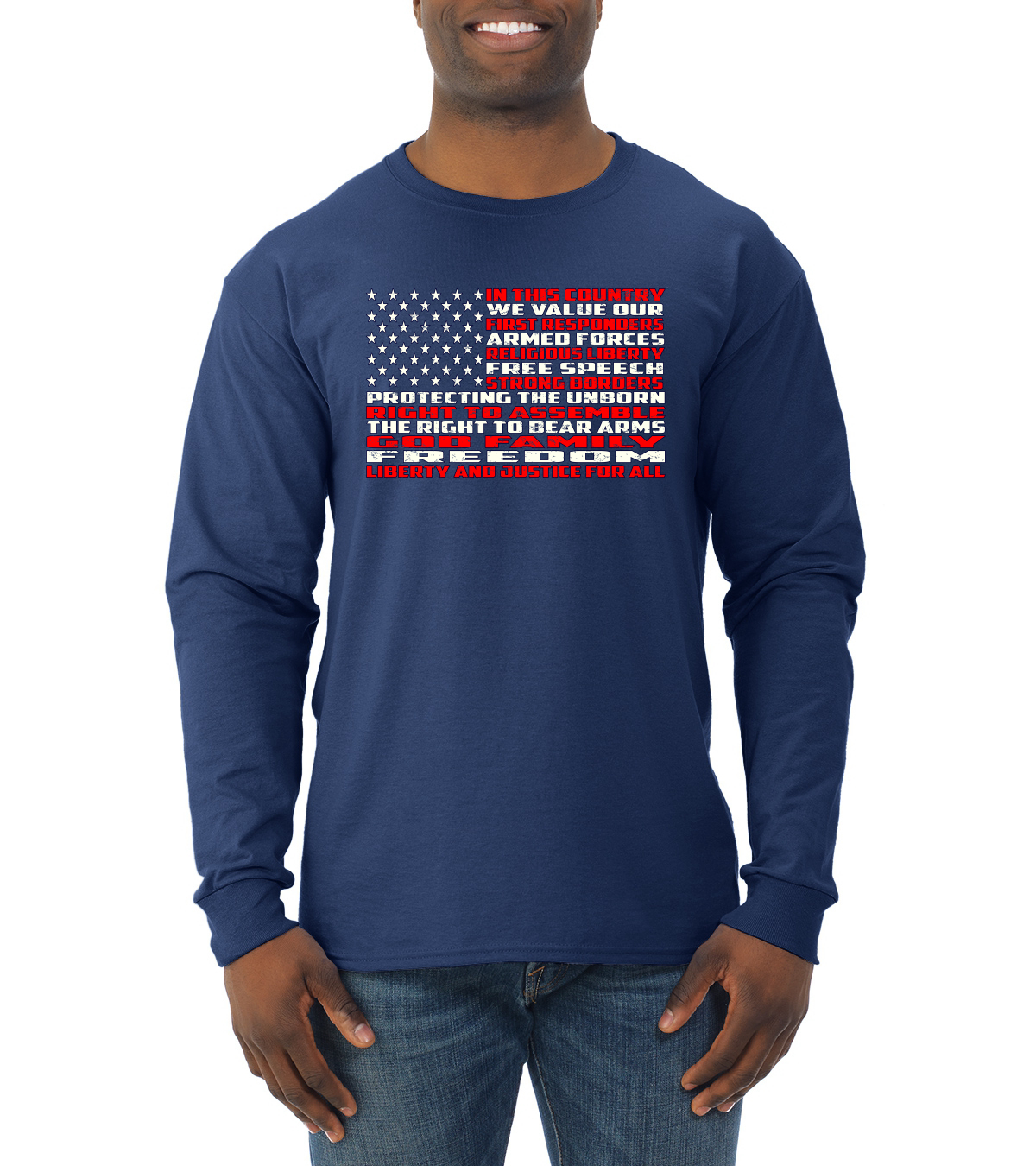 US Flag Values Freedom Liberty 