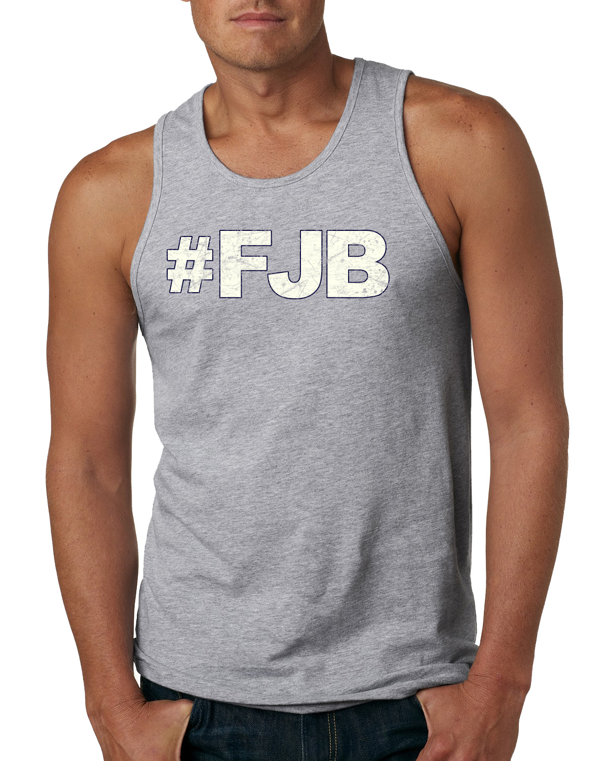 Camiseta sin mangas gráfica FJB Fck Joe Biden Pro America Political Men - Imagen 5 de 9