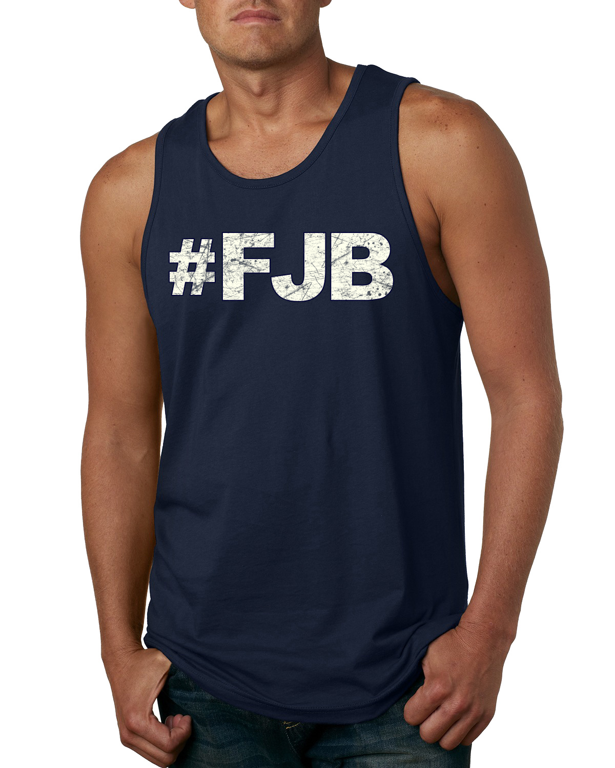Camiseta sin mangas gráfica FJB Fck Joe Biden Pro America Political Men - Imagen 6 de 9