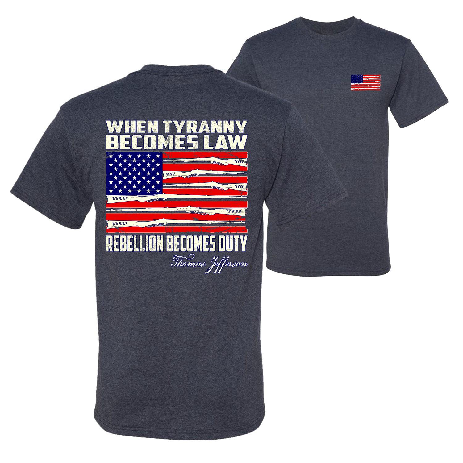 Camiseta gráfica When Tyranny Becomes Law Patriotic Men - Imagen 19 de 20