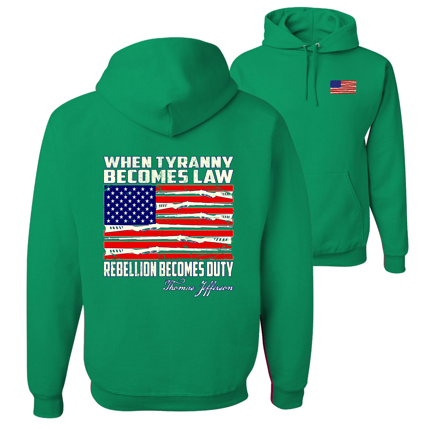 When Tyranny Becomes Law Patriotic Unisex Hoodie Sweatshirt - Bild 8 von 16