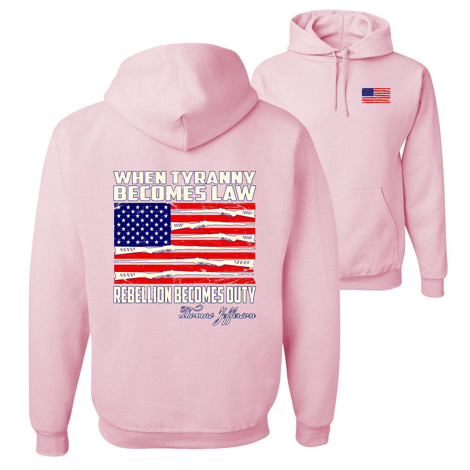 When Tyranny Becomes Law Patriotic Unisex Hoodie Sweatshirt - Bild 9 von 16