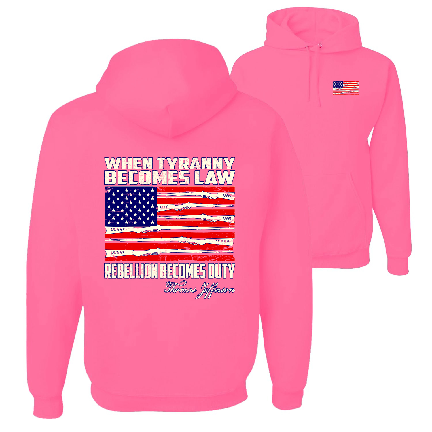 When Tyranny Becomes Law Patriotic Unisex Hoodie Sweatshirt - Bild 12 von 16