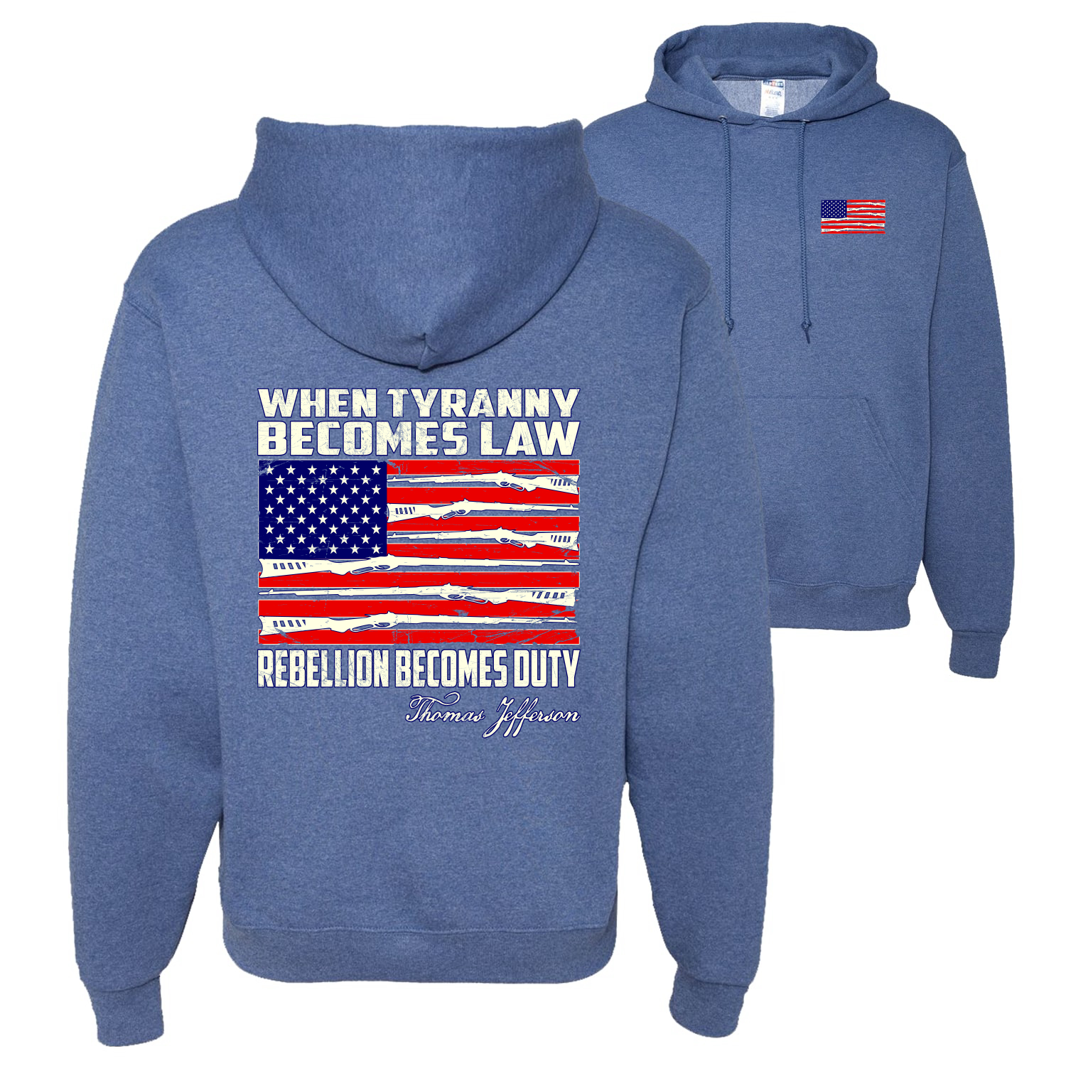 When Tyranny Becomes Law Patriotic Unisex Hoodie Sweatshirt - Bild 14 von 16