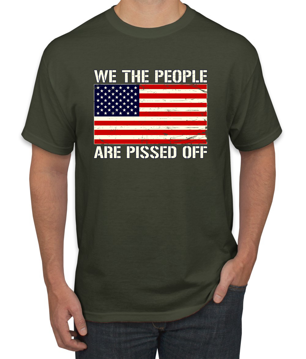 Camiseta gráfica para hombre We The People are Pissed Off - Imagen 15 de 26