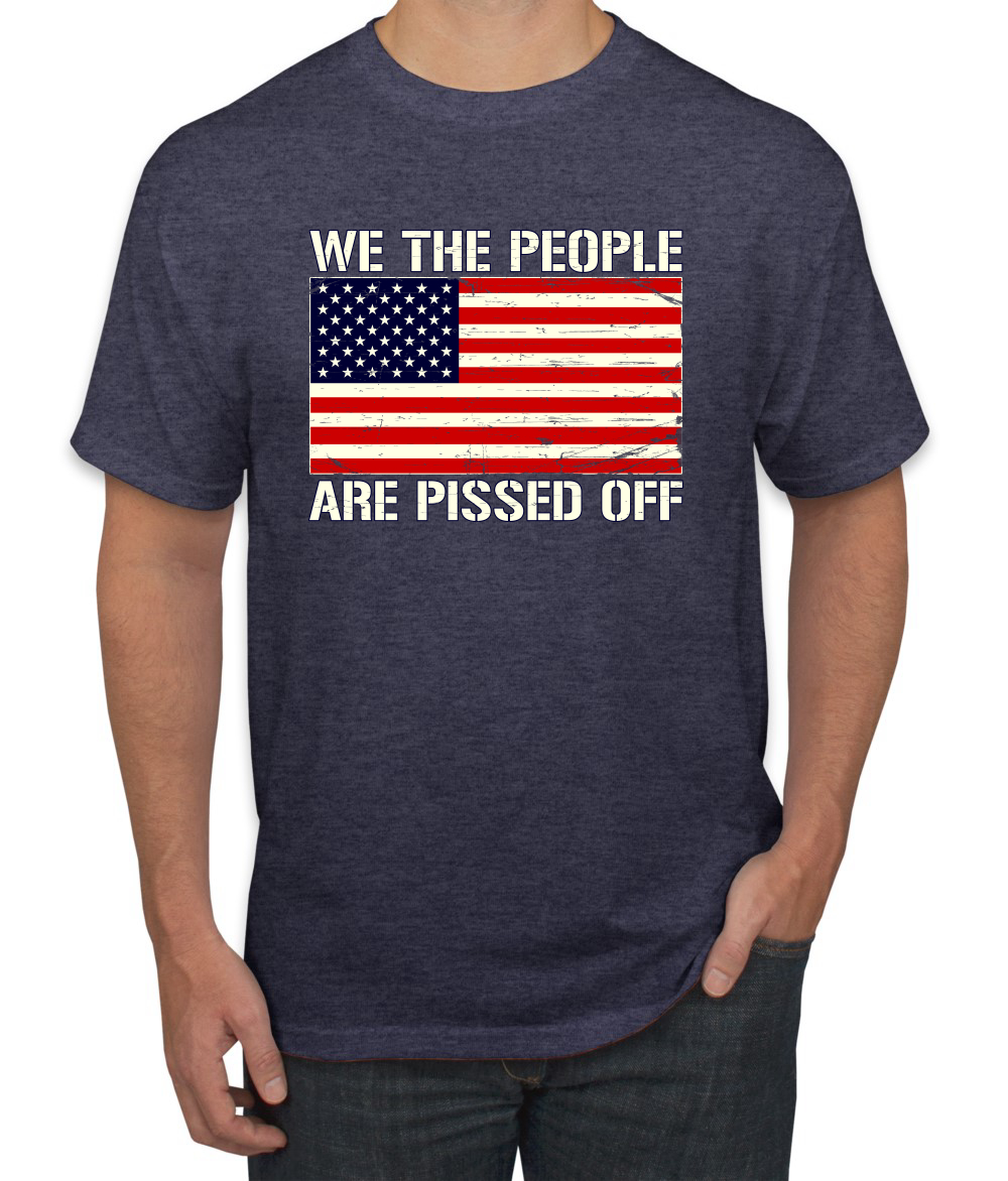 Camiseta gráfica para hombre We The People are Pissed Off - Imagen 24 de 26