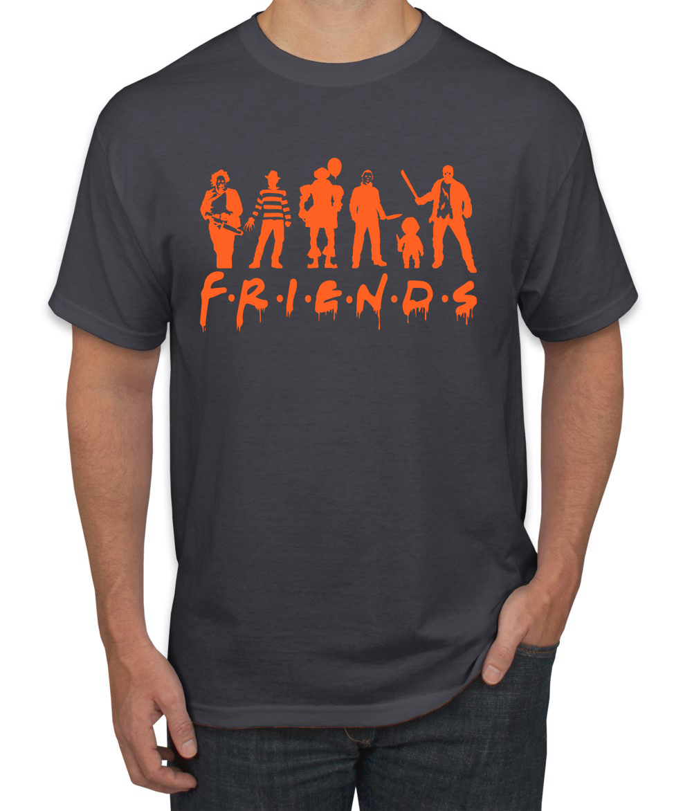 Scary Movie Friends Halloween Tee Men's 