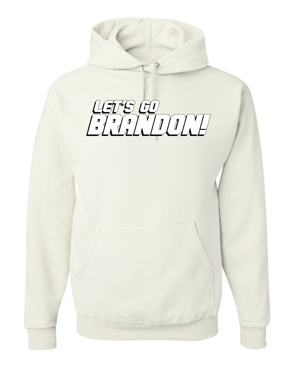 Lets Go Brandon Humor Unisex Graphic Hoodie Sweatshirt - Picture 21 of 22
