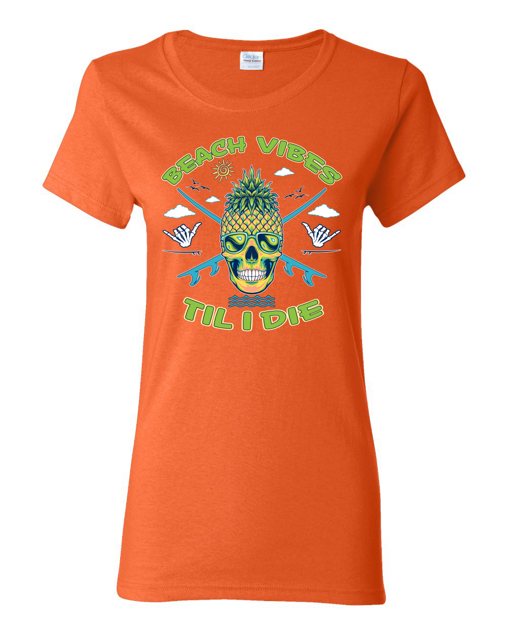 Camiseta gráfica Beach Vibes Till Die Outdoor para mujer - Imagen 11 de 17