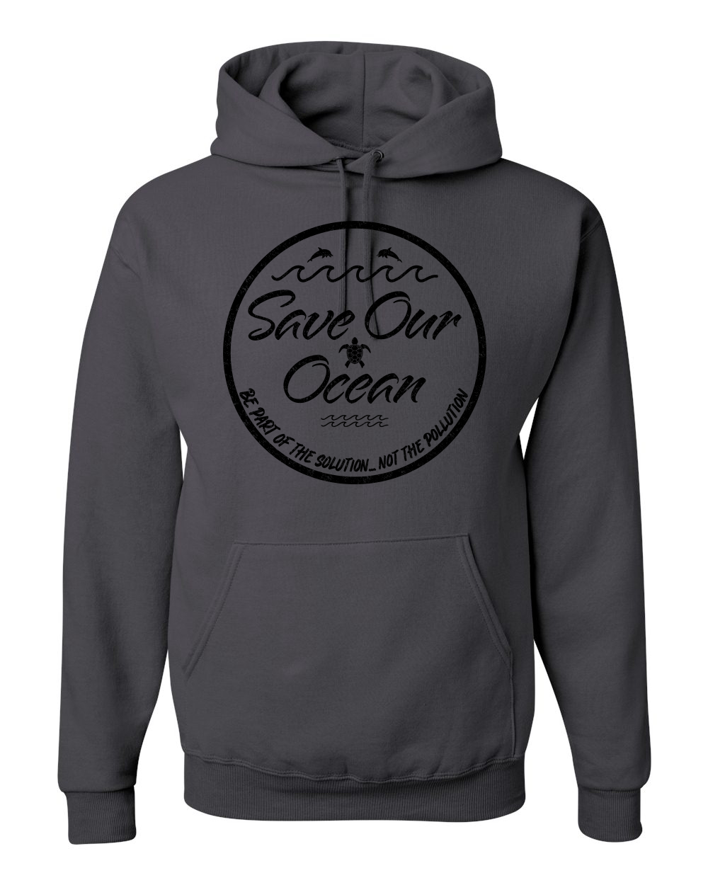 Save Our Ocean Be Part of The Solution Outdoor Unisex Hoodie Sweatshirt - Picture 2 of 25