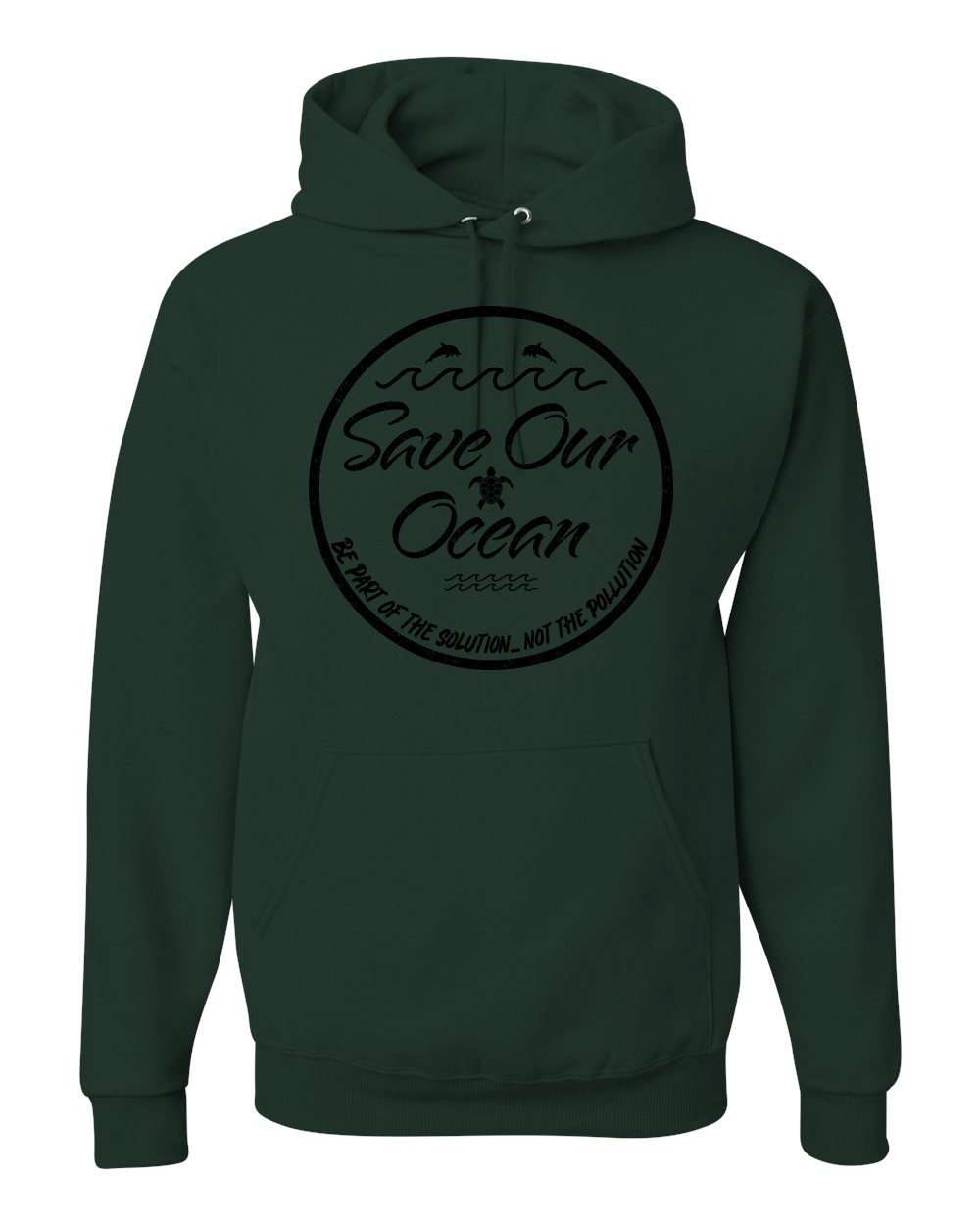Save Our Ocean Be Part of The Solution Outdoor Unisex Hoodie Sweatshirt - Picture 3 of 25