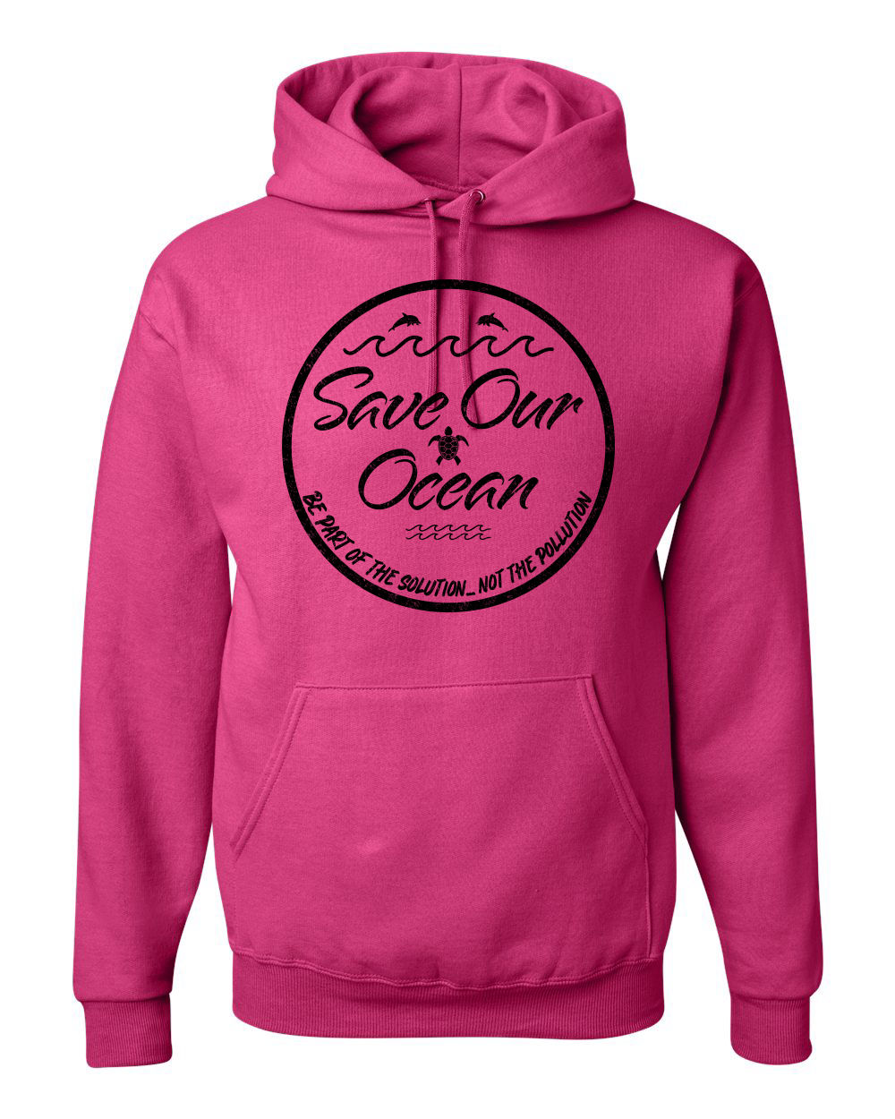 Save Our Ocean Be Part of The Solution Outdoor Unisex Hoodie Sweatshirt - Picture 4 of 25