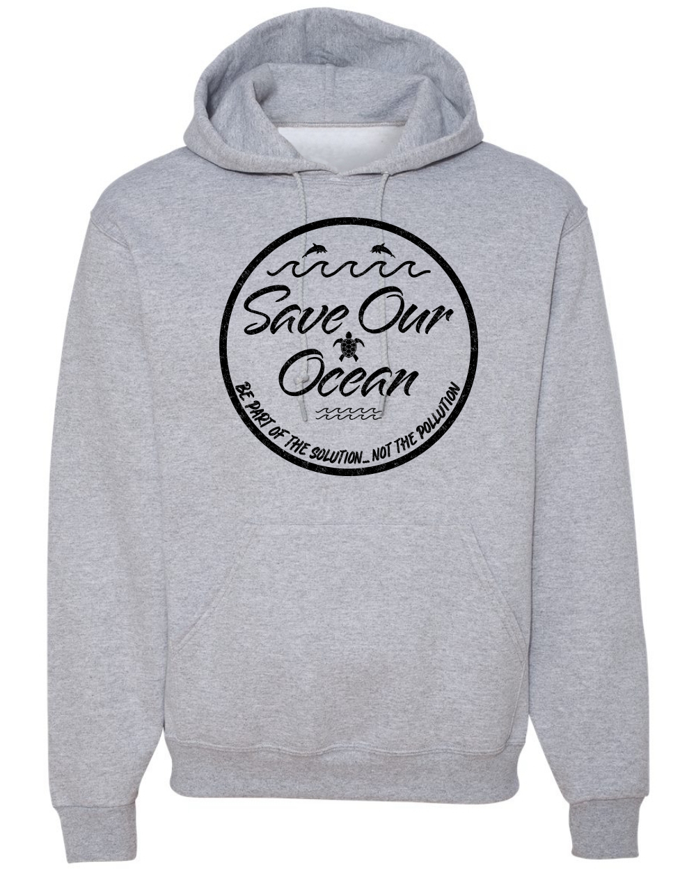 Save Our Ocean Be Part of The Solution Outdoor Unisex Hoodie Sweatshirt - Picture 5 of 25