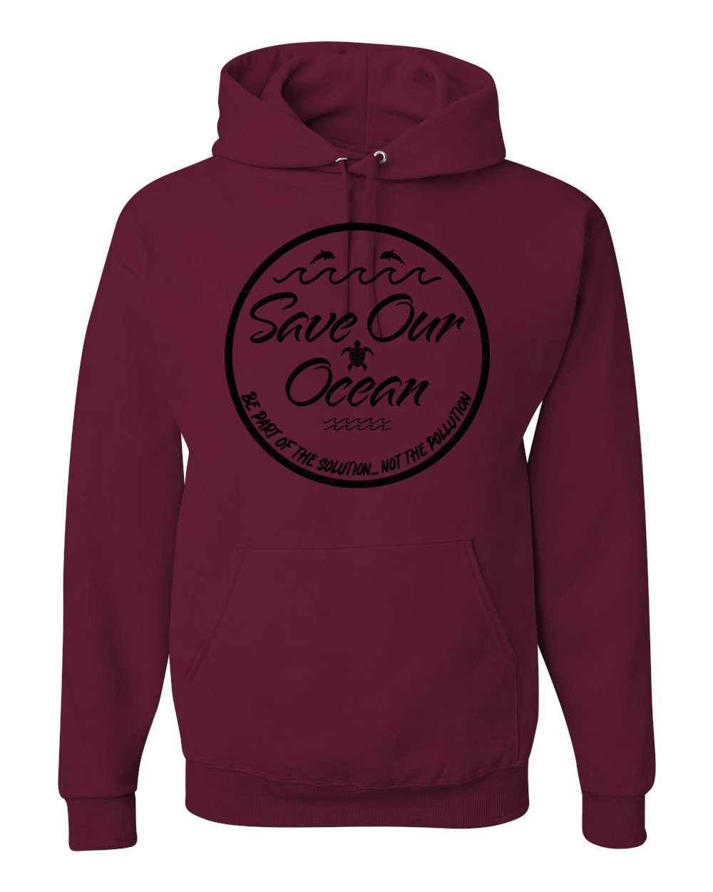 Save Our Ocean Be Part of The Solution Outdoor Unisex Hoodie Sweatshirt - Picture 8 of 25